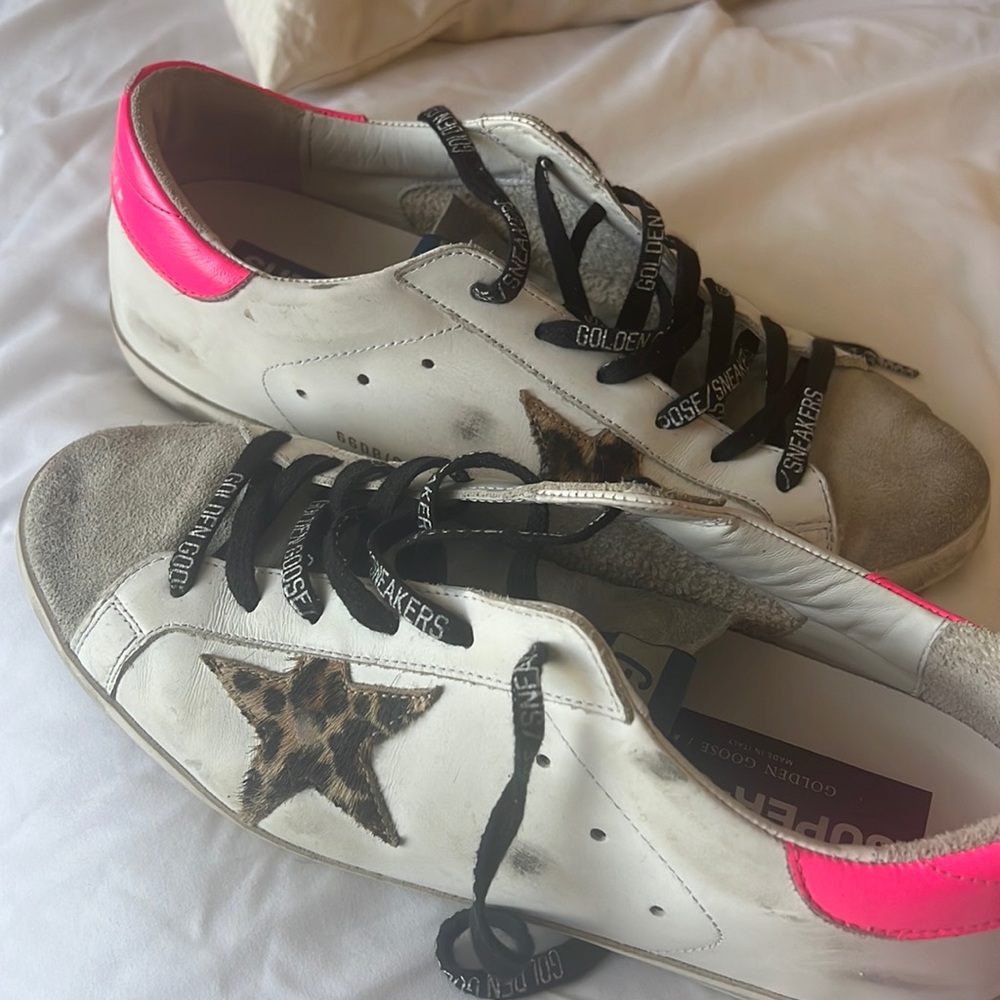 Golden Goose Super Star Sneakers - Excellent Condition! Worn less than 3 times.